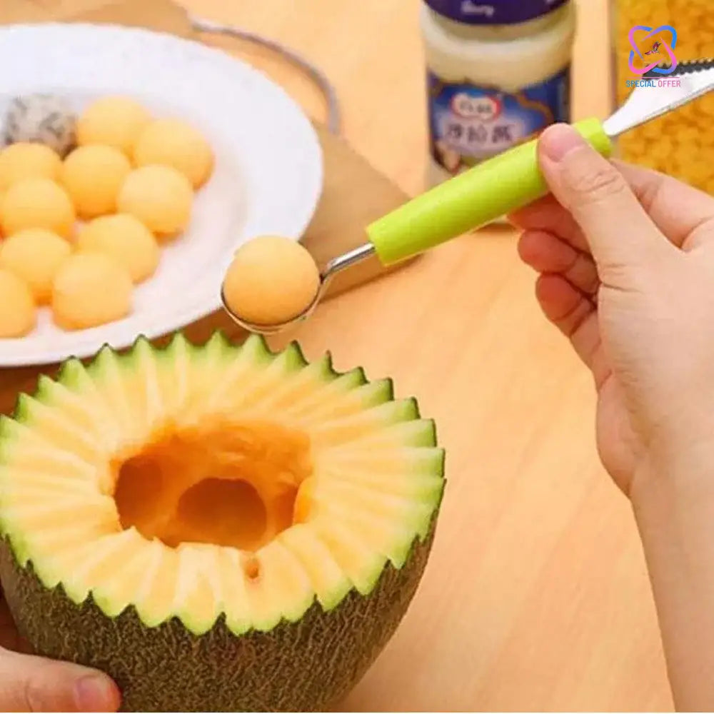 2 In 1 Fruit Carving Tool Pck Off