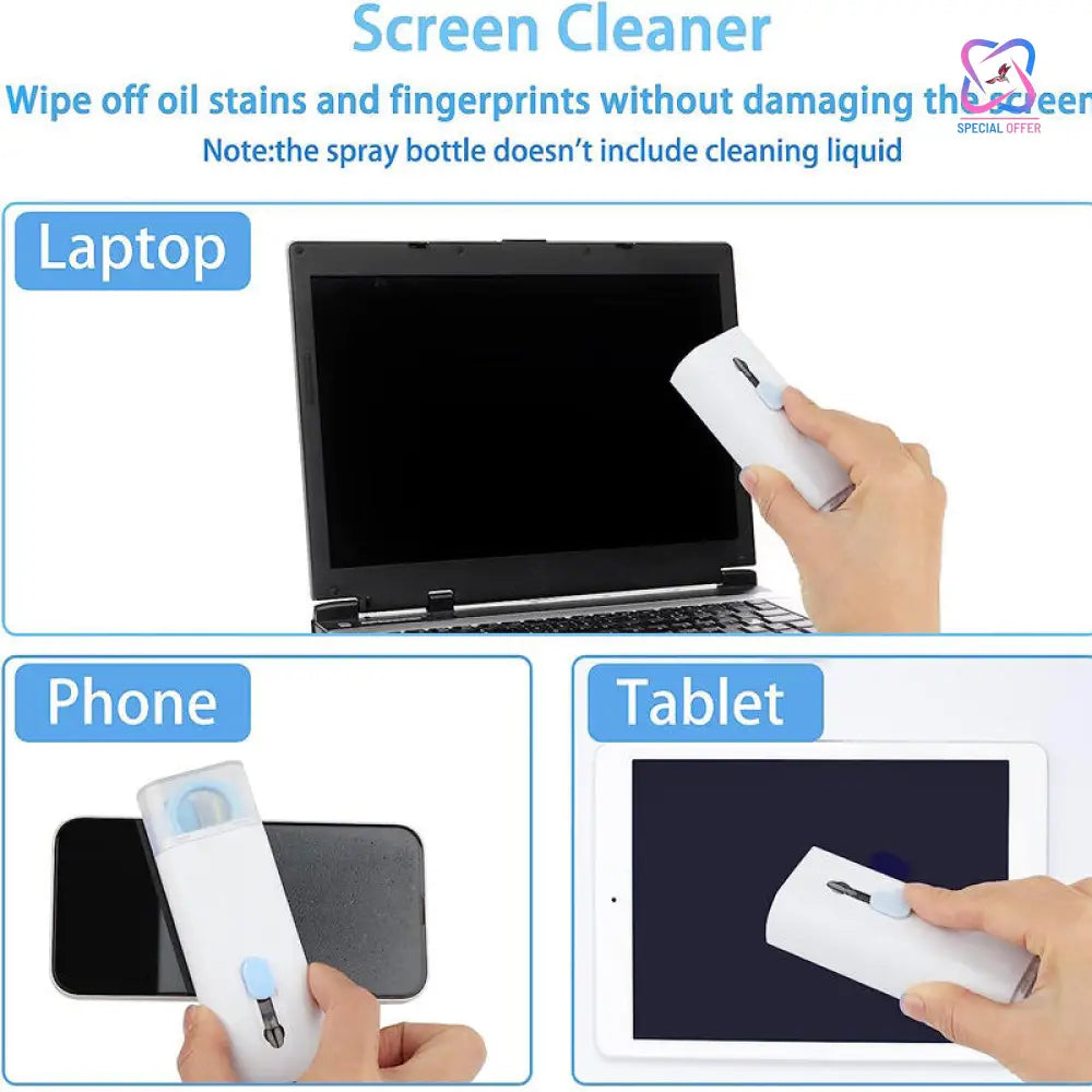 7 In 1 Computer Keyboard Cleaner Brush Kit Earphone Cleaning