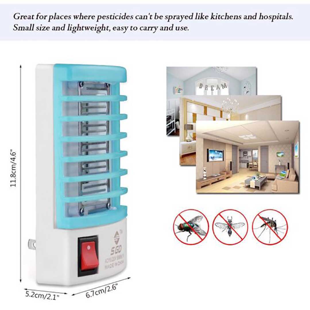 Mosquito Fly Bug Insect Trap Killer With LED Light