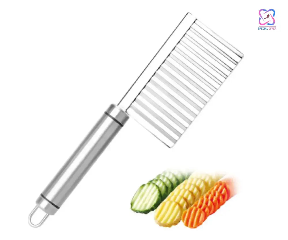 Crinkle Wavy Chips And Potato Cutter(Delivery Free)