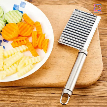 Crinkle Wavy Chips And Potato Cutter(Delivery Free)