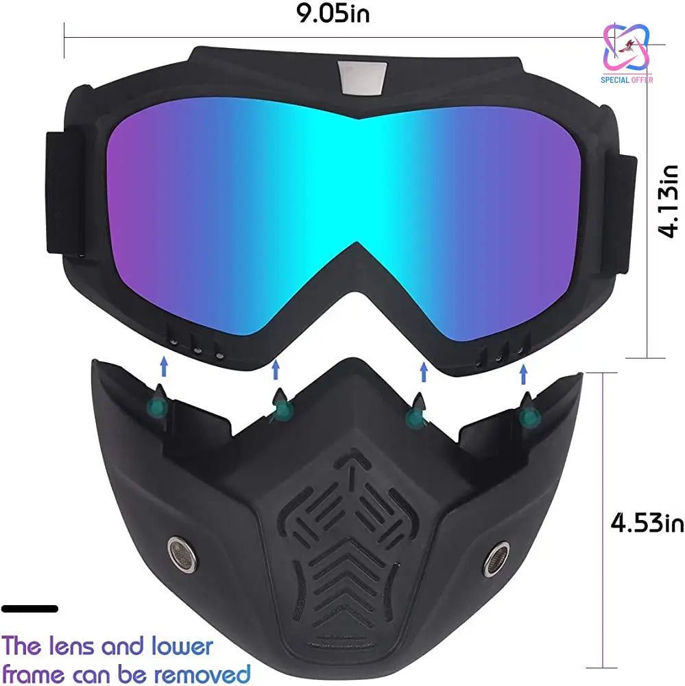 Face Helmet Mask Googles