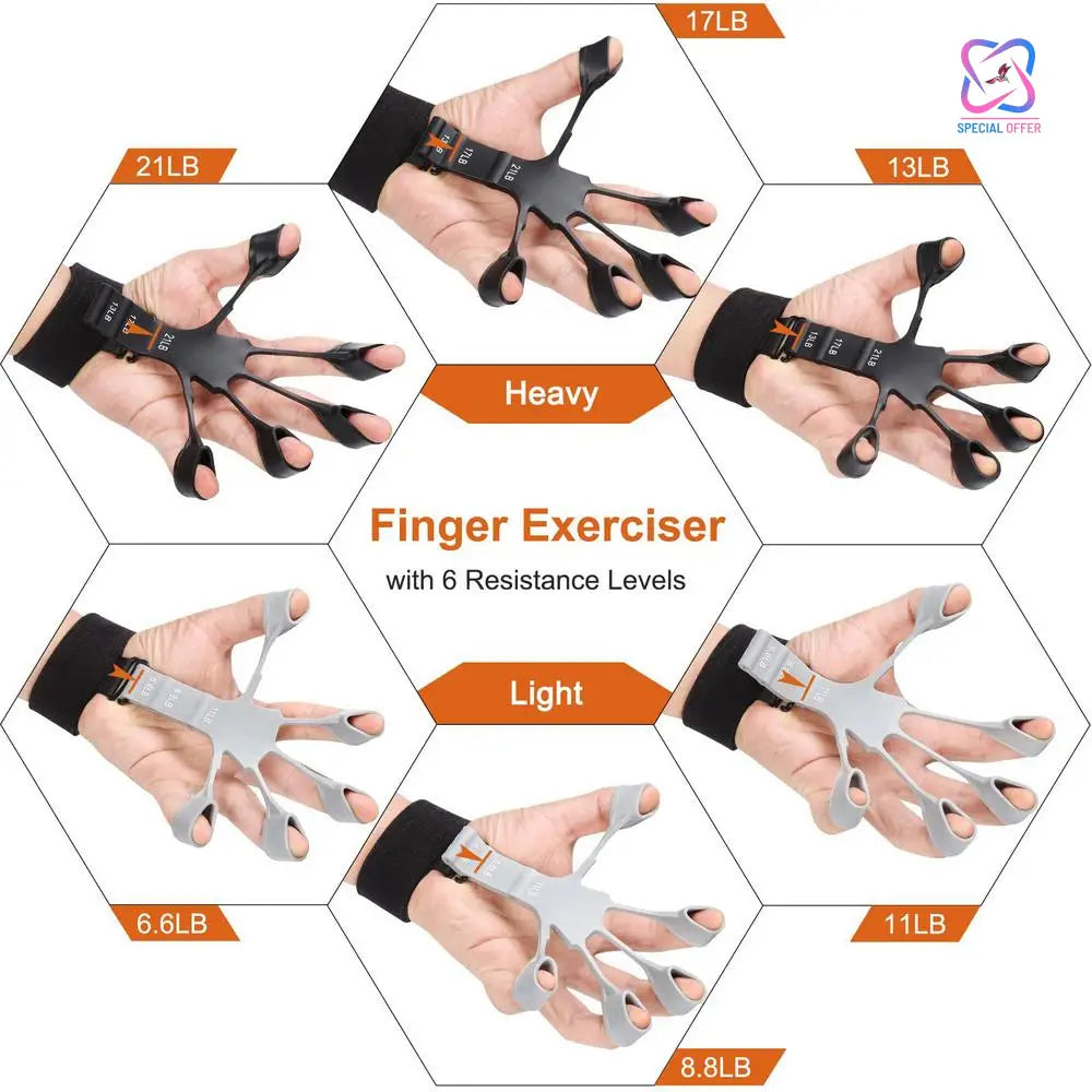 Finger Gripper Resistant Exerciser