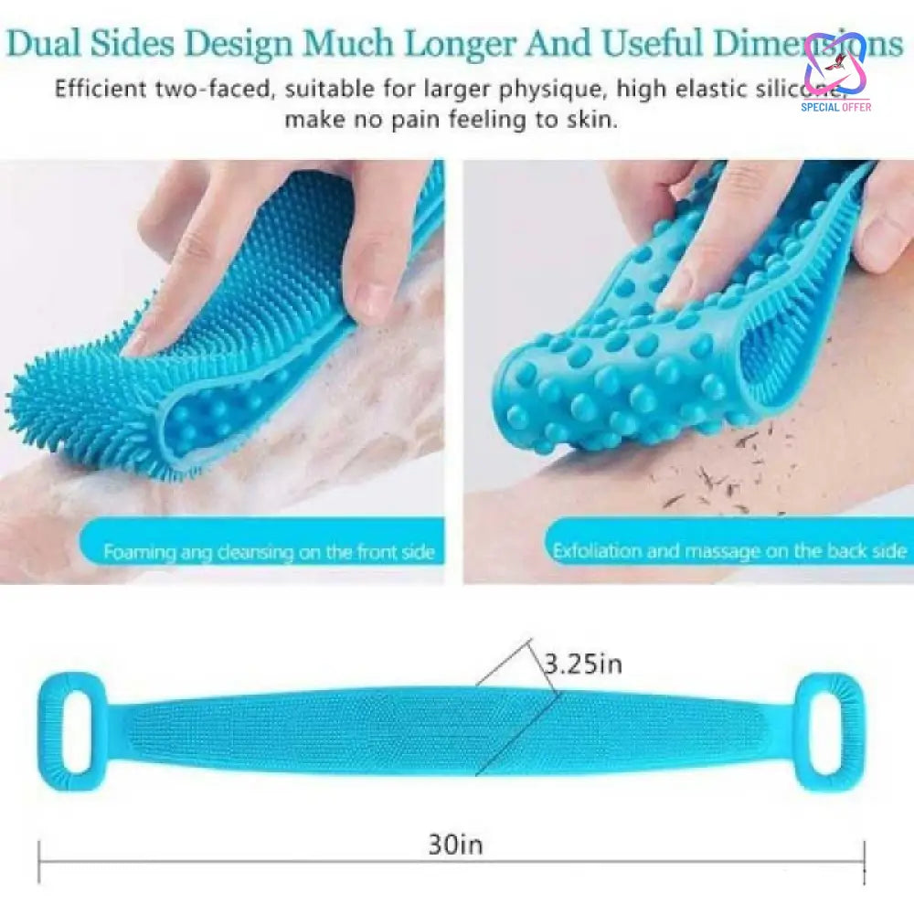 Silicone Body Back Scrubber | Effective Bathroom Accessories